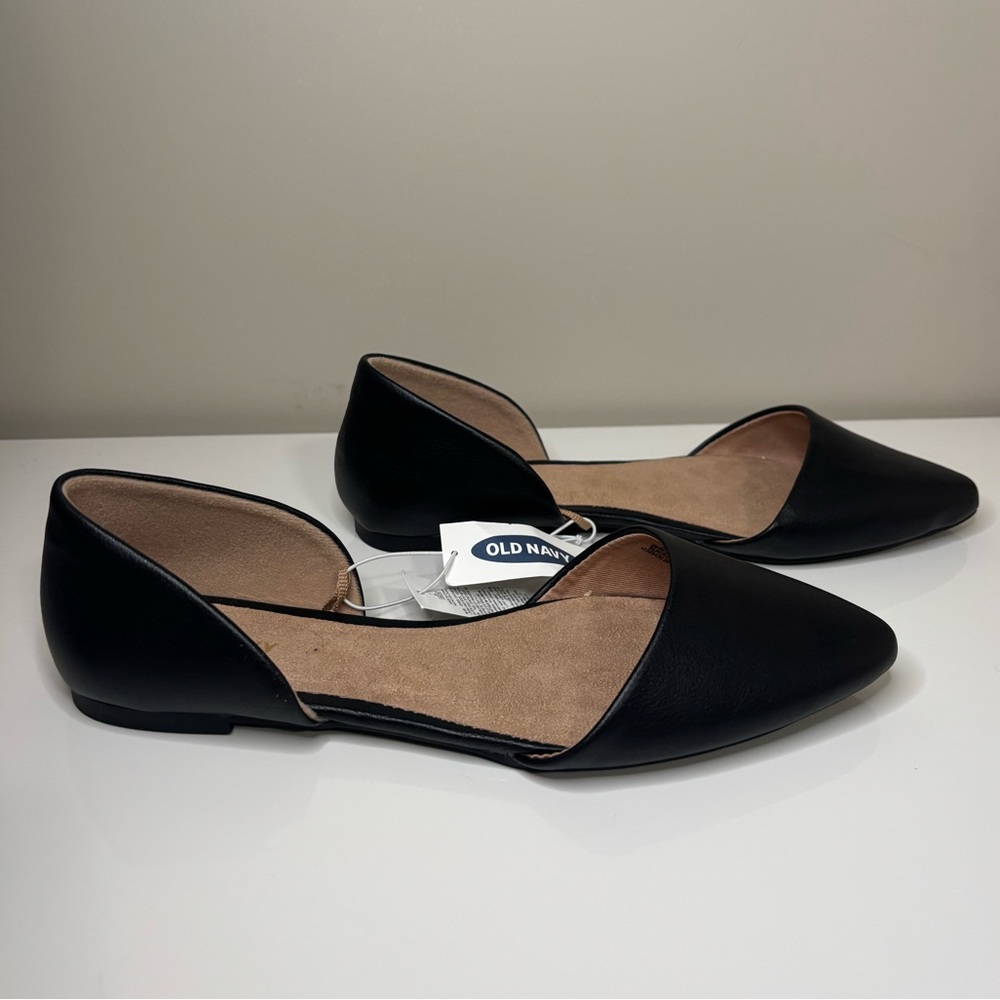 Old Navy Pointed Toe D’Orsay Ballet Flats - Picture 2 of 5